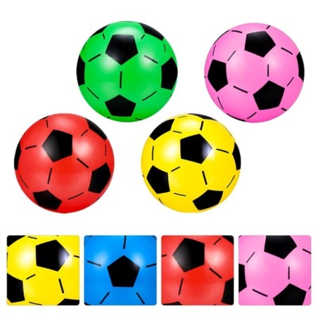 Bola De Futebol Infantil Colorida Inflável Em PVC