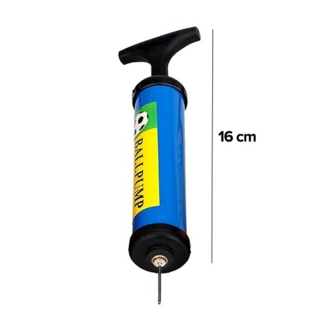 Bomba De Ar Manual Para Infláveis Com Bico Agulha 16cm