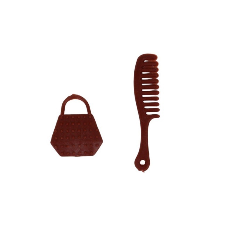Kit Bonecas Mãe E Filha Com 2 Acessórios Brinquedo Infantil