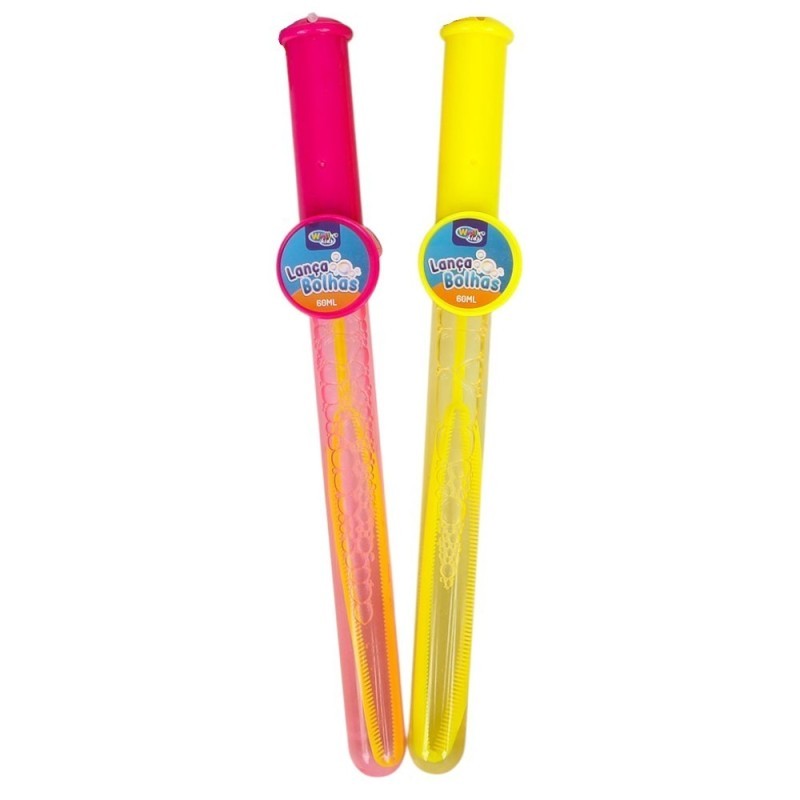 Bastão Lança Bolhas De Sabão Wand Infantil 27cm