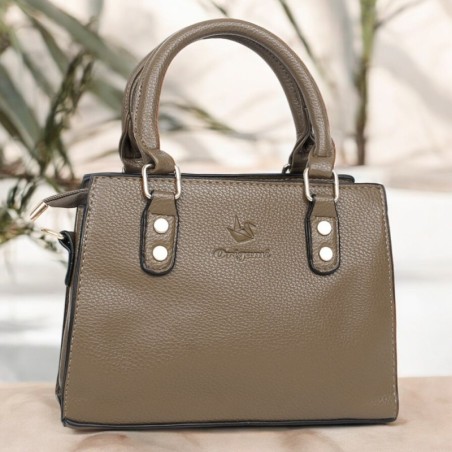 Bolsa Feminina Média Social De Mão 2 Divisórias
