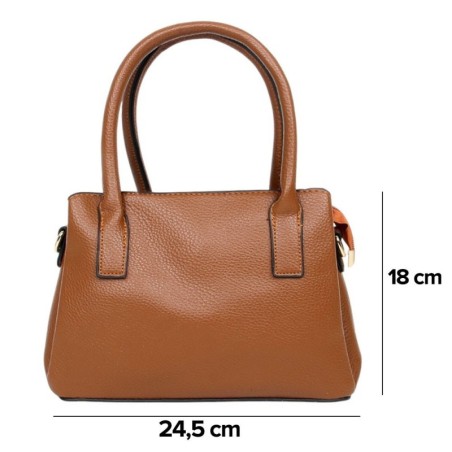 Bolsa Feminina Pequena Social 3 Divisórias Com Alça Transversal