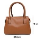 Bolsa Feminina Pequena Social 3 Divisórias Com Alça Transversal