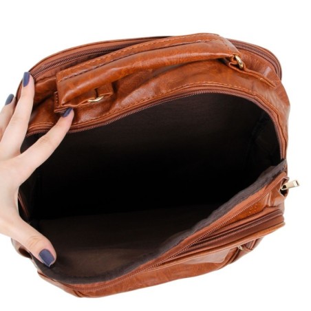 Mochila Feminina Grande Reforçada 2 Divisórias Trabalho Viagem