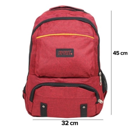 Mochila Esportiva Porta Notebook 3 Repartições