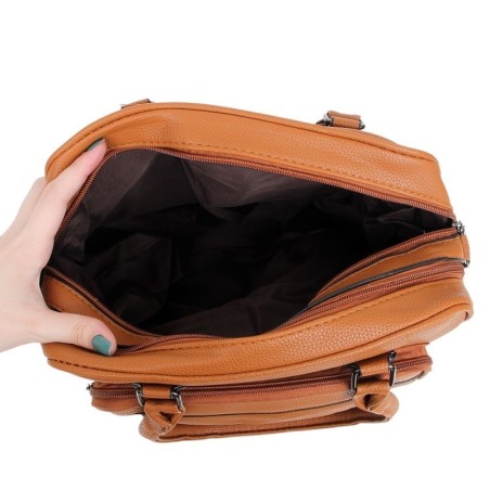 Bolsa Social Feminina Pequena 2 Divisórias Com Alça Transversal