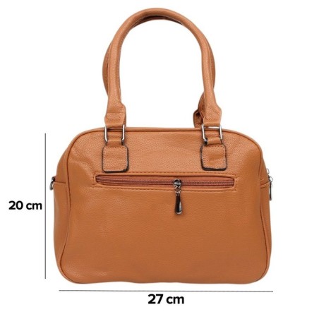 Bolsa Social Feminina Pequena 2 Divisórias Com Alça Transversal