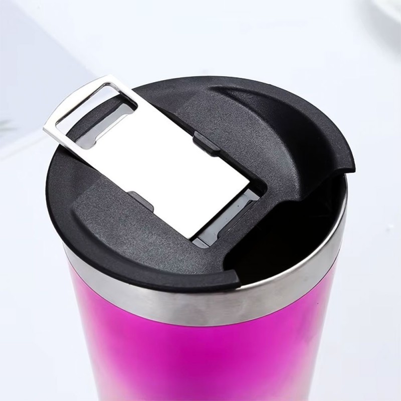 Copo Térmico Degradê Conserva Aço Inox 500ml C/ Tampa