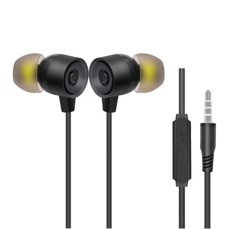 Fone De Ouvido Stereo Graves Fortes Intra-Auricular Com Microfone