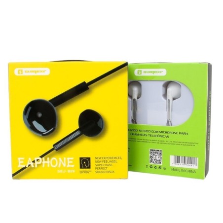 Fone De Ouvido Stereo Earphone Com Microfone 1,20m