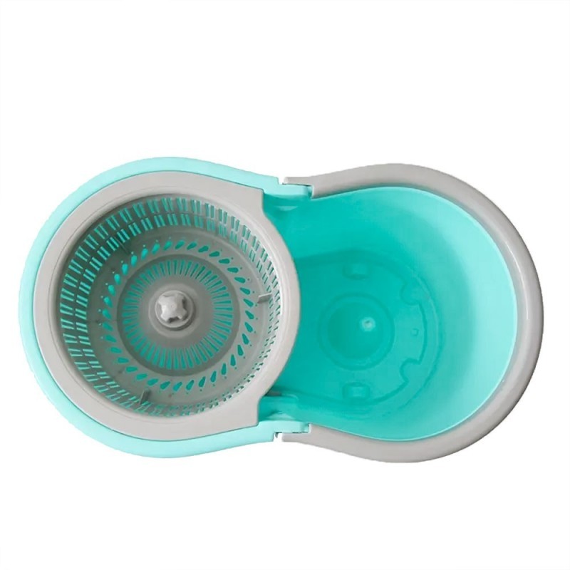 Mop Spin 360° Esfregão Giratório Multiuso Balde 6L Limpeza - Feira da Madrugada SP