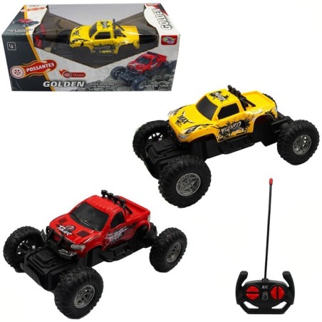 Carro Golden 4x4 De Controle Remoto 7 Funções Bateria Recarregável