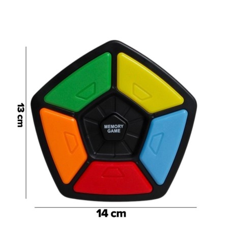 Jogo Da Memória Pop Pentágono Decoreba Com Luz E Som
