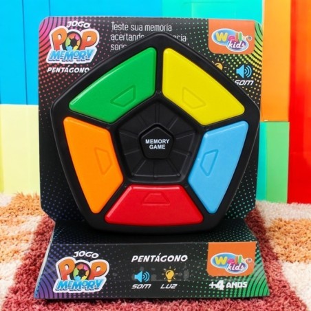 Jogo Da Memória Pop Pentágono Decoreba Com Luz E Som