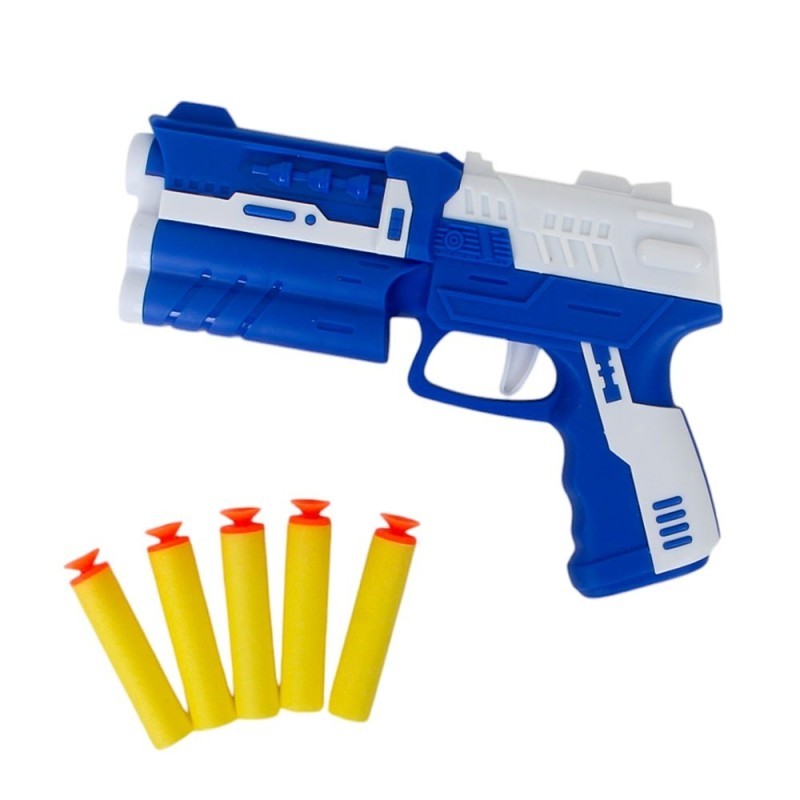 Pistola De Brinquedo Lança Dardos Xtreme 6 Peças Infantil