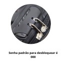 Mochila Reforçada Grande Faculdade Entradas P/ USB e Fone P2 - Feira Da Madrugada SP