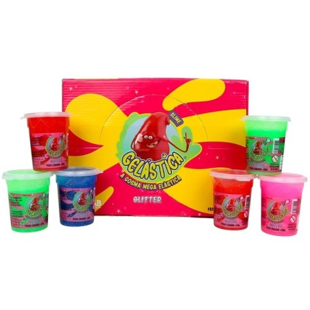 Geleca Gelástica Com Glitter Pote 120g Infantil