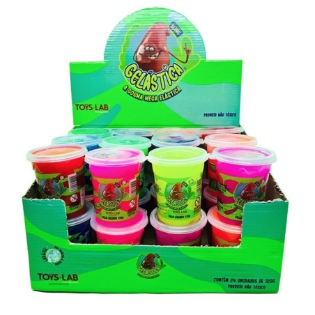 Display 24 Unidades Geleca Gelástica Tradicional Pote 120G