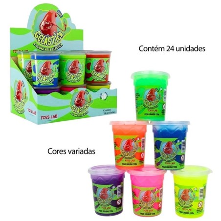 Display 24 Unidades Geleca Gelástica Tradicional Pote 120G