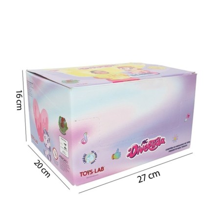 Display 24 Unidades Geleca Gelástica Mc Divertida Pote 120G