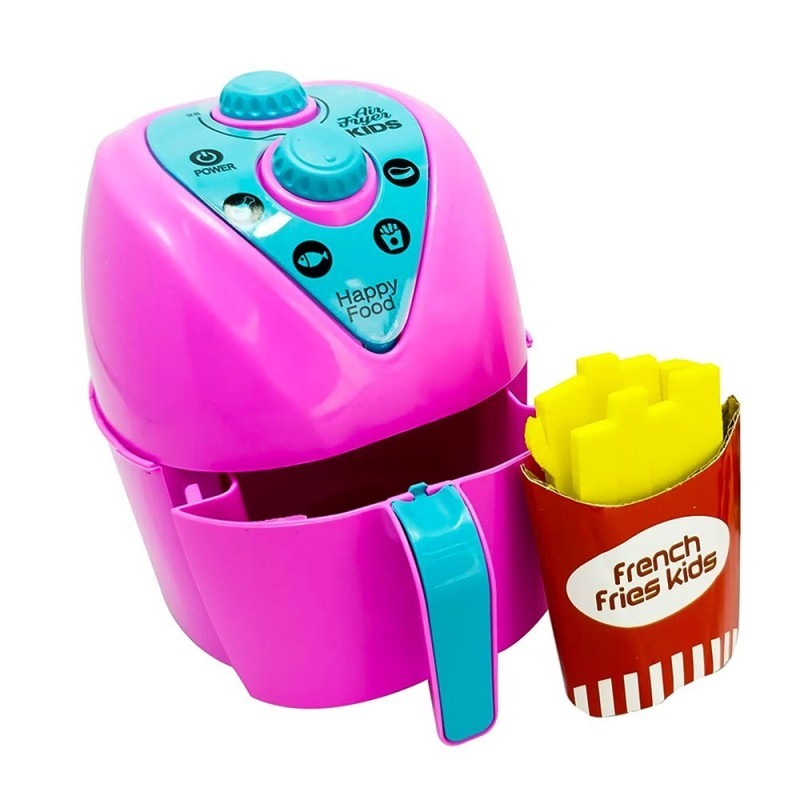 Kit Faz De Conta Cozinha Rosa Infantil Brinquedo 6 Peças