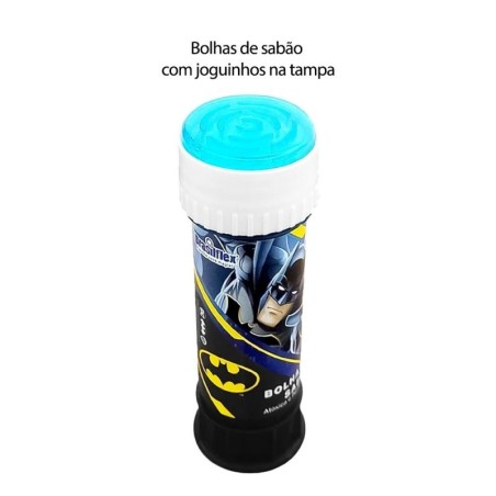 Display Bolha De Sabão Batman 12 Peças Com Jogo
