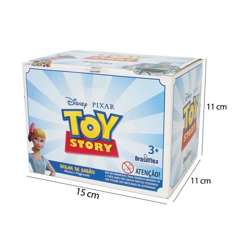 Display Bolha De Sabão Toy Story 12 Peças Com Jogo