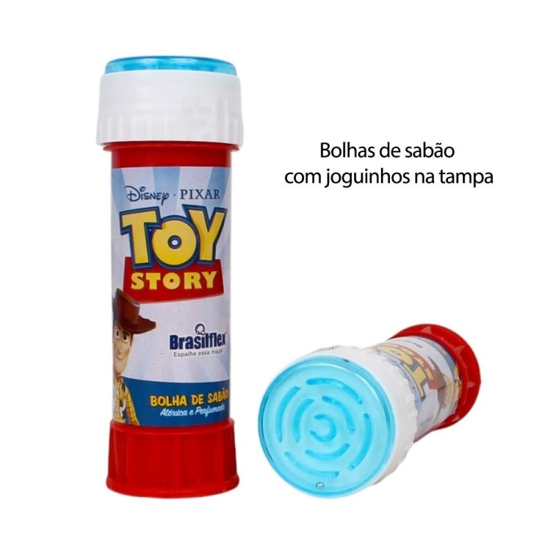 Display Bolha De Sabão Toy Story 12 Peças Com Jogo