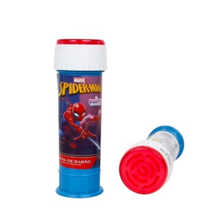 Display Bolha De Sabão Homem Aranha 12 Peças Com Jogo
