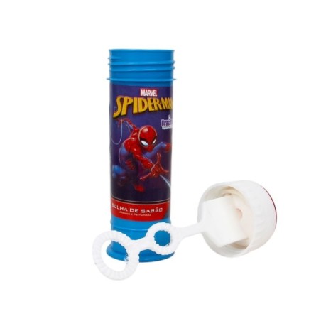 Display Bolha De Sabão Homem Aranha 12 Peças Com Jogo