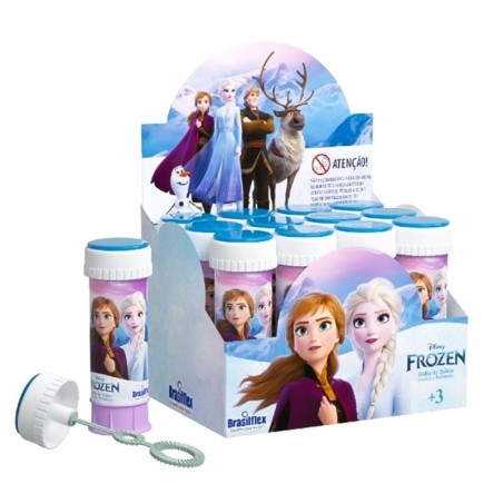 Display Bolha De Sabão Frozen 12 Peças Com Jogo