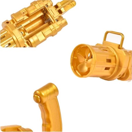 Brinquedo Infantil Lança Bolha Turbo Com 3 Peças