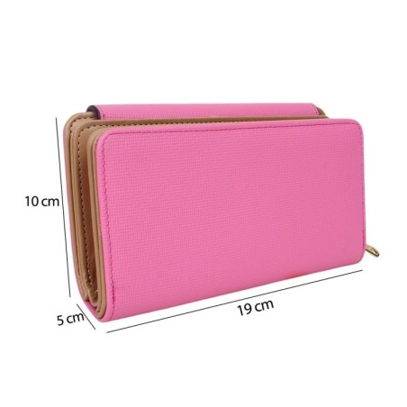 Carteira Feminina Estilo Envelope Com Alça De Mão Porta Cartões