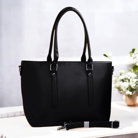 Bolsa Grande Feminina De Ombro 2 Divisórias Com Alça Transversal