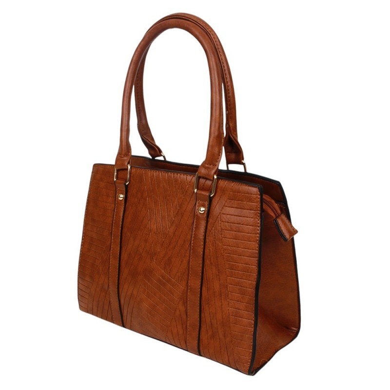 Bolsa De Ombro Média Feminina Com Alça Transversal 1 Divisória