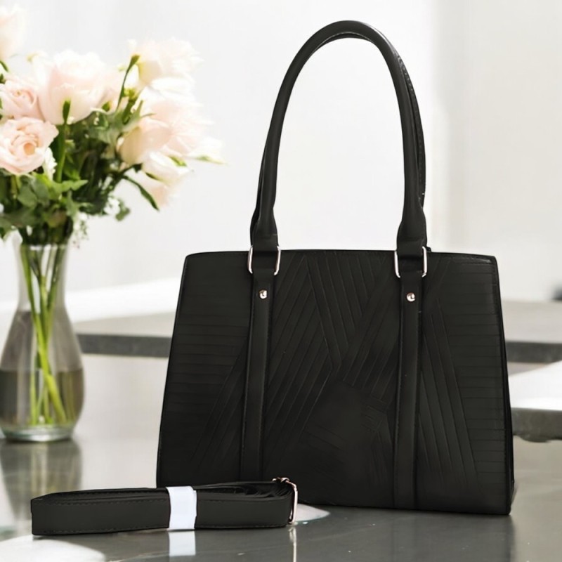 Bolsa De Ombro Média Feminina Com Alça Transversal 1 Divisória