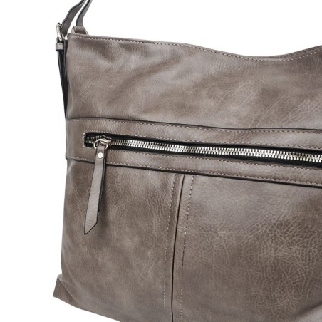 Bolsa De Ombro Grande Feminina Com Alça Transversal 2 Divisorias