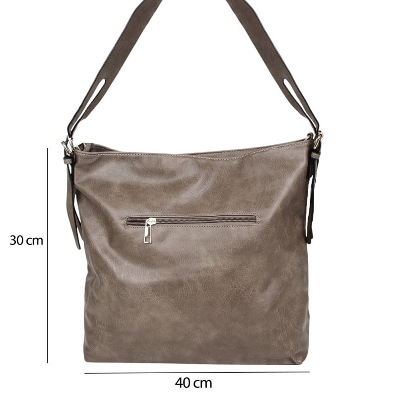 Bolsa De Ombro Grande Feminina Com Alça Transversal 2 Divisorias