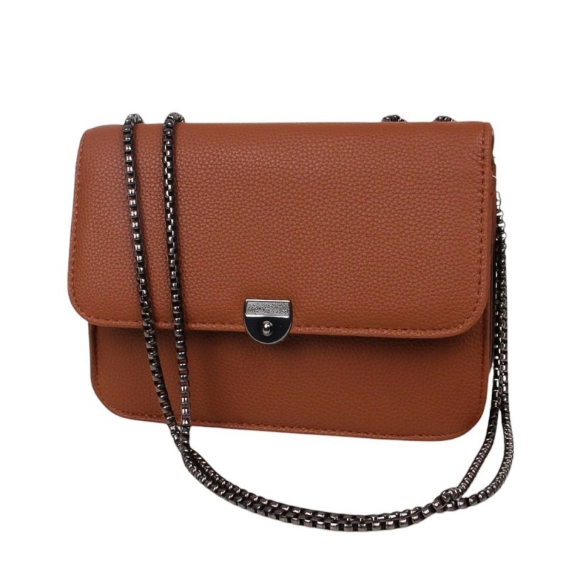 Bolsa Feminina Transversal De Luxo Com Alça De Corrente