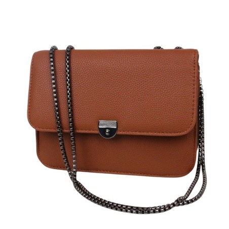 Bolsa Feminina Transversal De Luxo Com Alça De Corrente