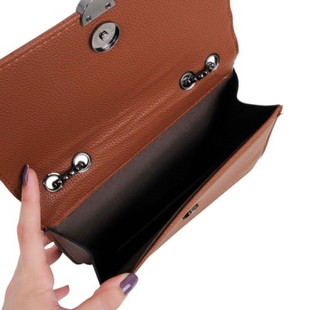 Bolsa Feminina Transversal De Luxo Com Alça De Corrente
