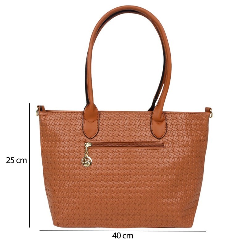 Bolsa De Ombro Média Feminina 1 Divisória Alça Transversal