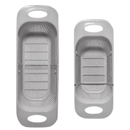 Escorredor Retrátil De Plástico Multiuso Para Pia 15,5cm x 48cm