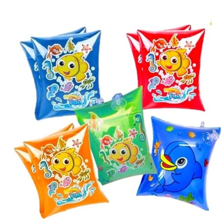 Boia Inflável De Braço Infantil Bichinhos Aquáticos 23x13 CM