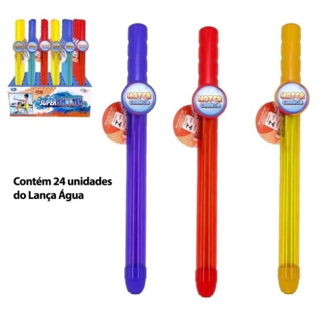 Display 24 Unidades Brinquedo Lança Água Water Gun Infantil