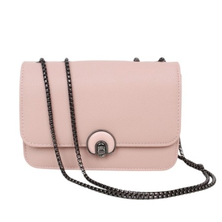Bolsa Transversal Feminina De Luxo Com Alça De Correntes