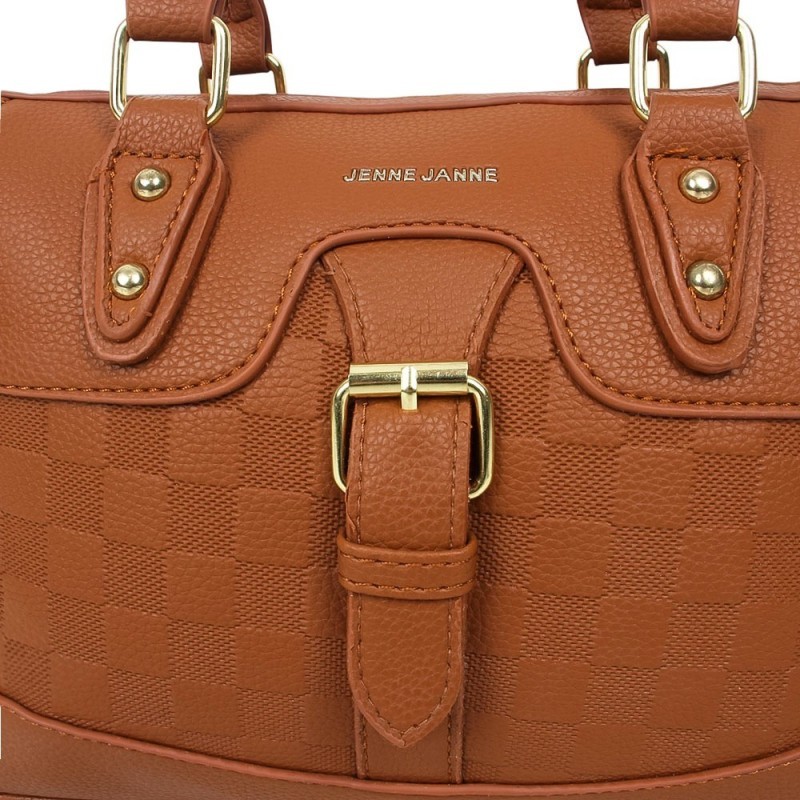 Bolsa De Mão Feminina Texturizada Média Transversal Com Alça