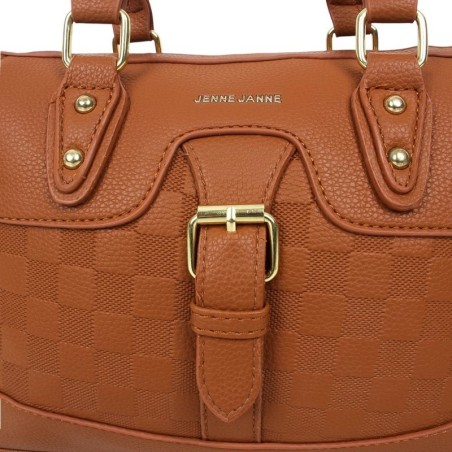 Bolsa De Mão Feminina Texturizada Média Transversal Com Alça