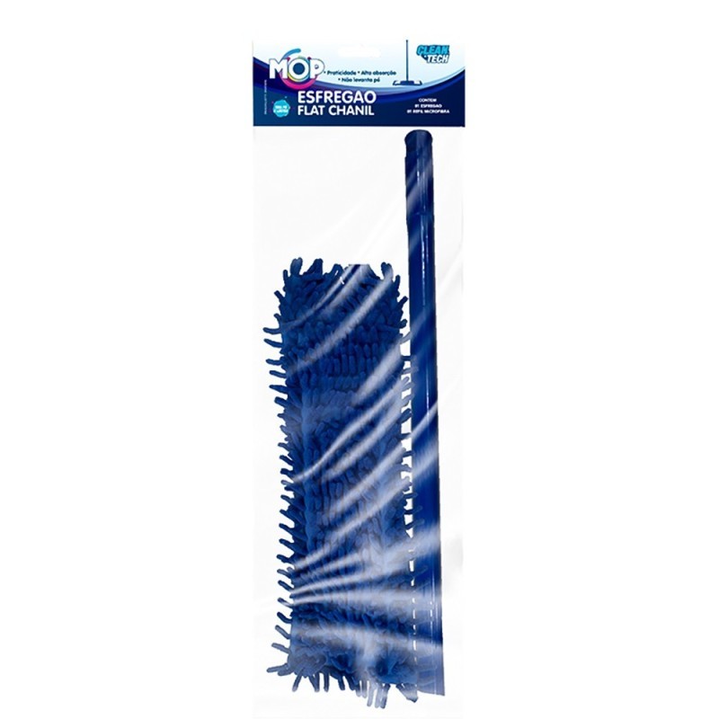 Mop Esfregão Flat Chanil Com Refil Microfibra