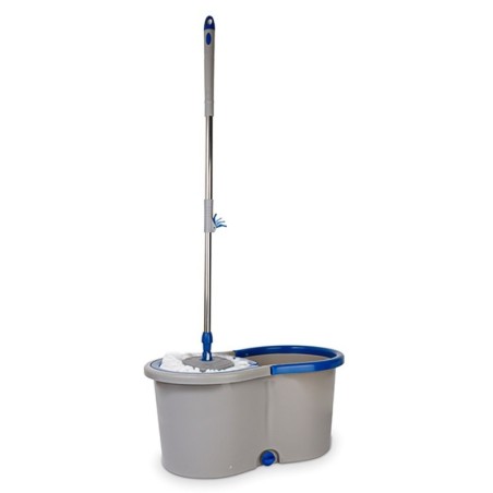 Esfregão Mop Giratório 360° Balde De 13 litros E Cabo Extensível